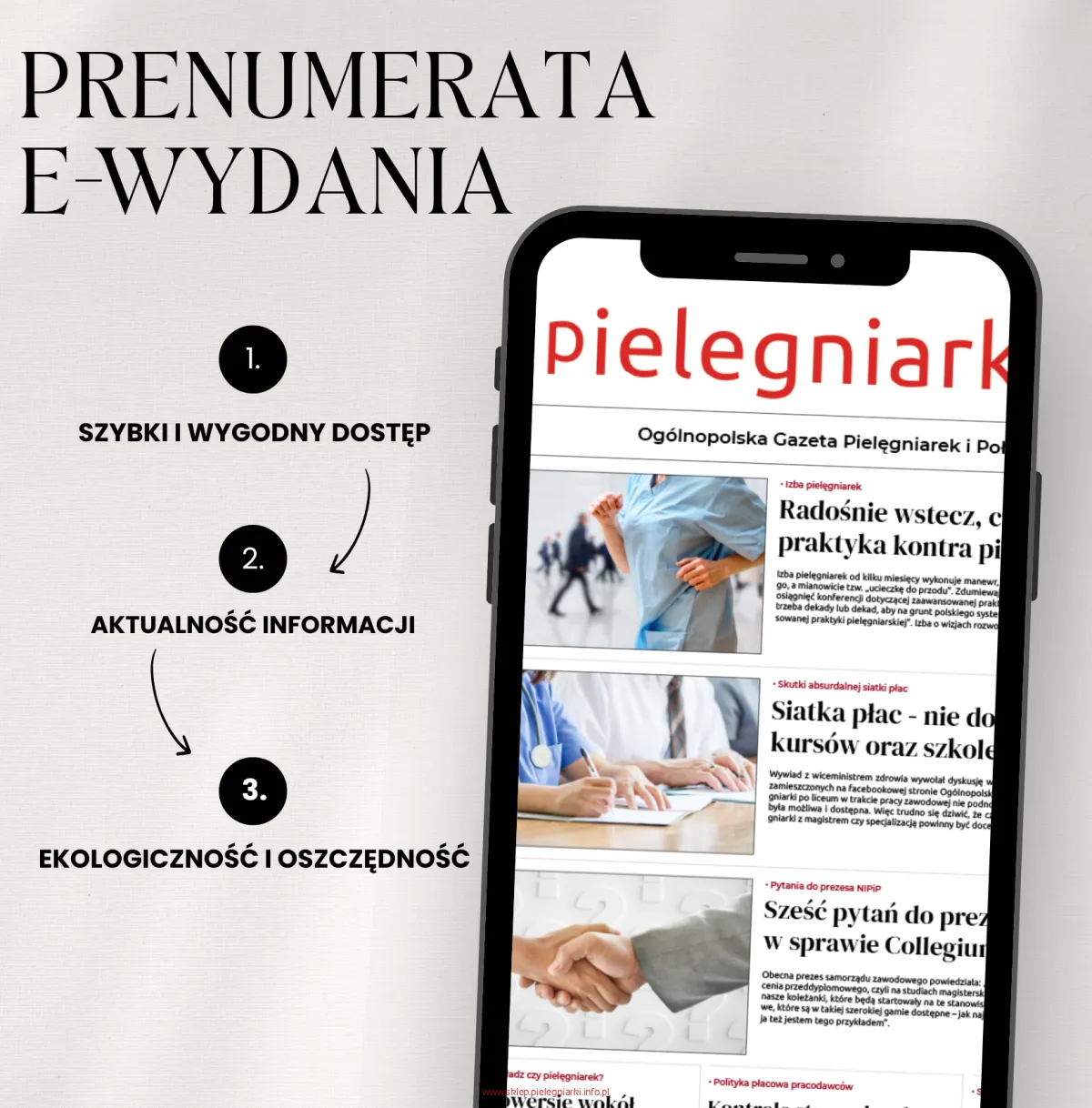 Roczna prenumerata e-wydania Ogólnopolskiej Gazety Pielęgniarek i Położnych 2025 r. (styczeń-grudzień)