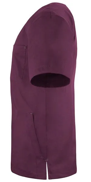 Bluza medyczna męska (kolor burgundowy, MB2-Bu) - 4