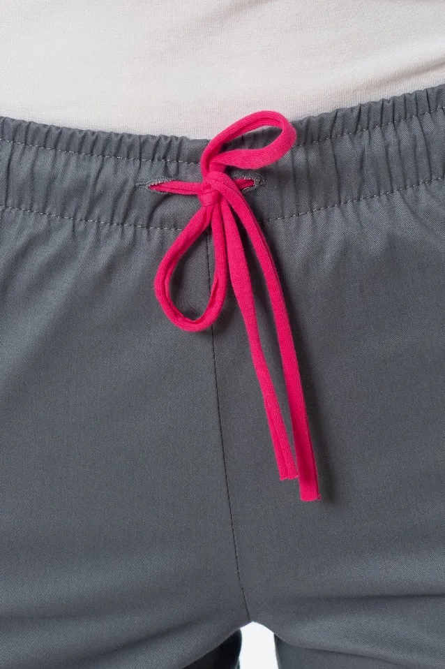 Komplet medyczny damski Soft Stretch (szary + róż) XE4-S2 - 8
