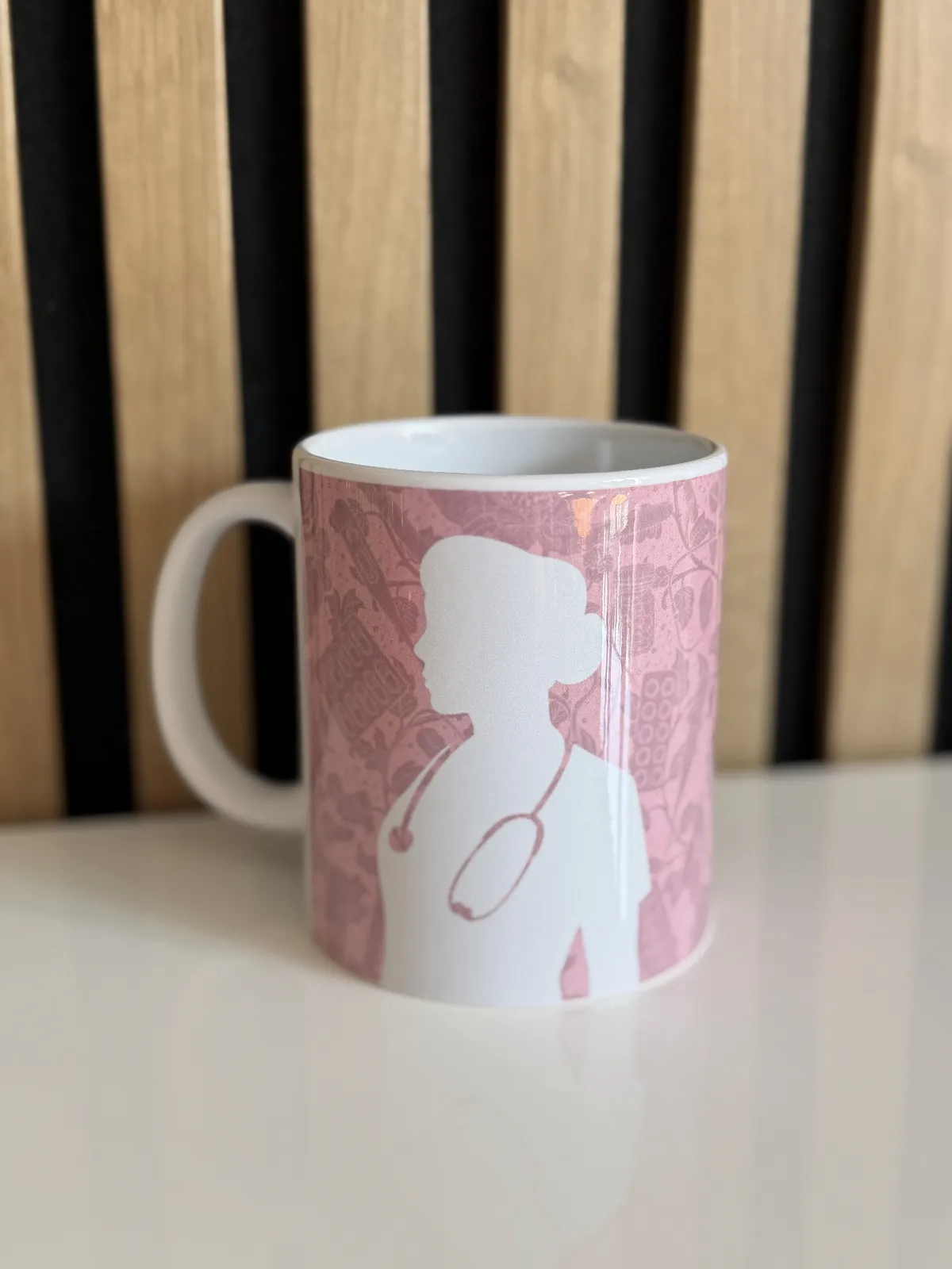 Kubek z nadrukiem medycznym PINK