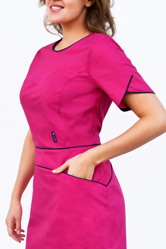 Sukienka medyczna Soft Stretch Premium SKE9 (5 kolorów) - 4
