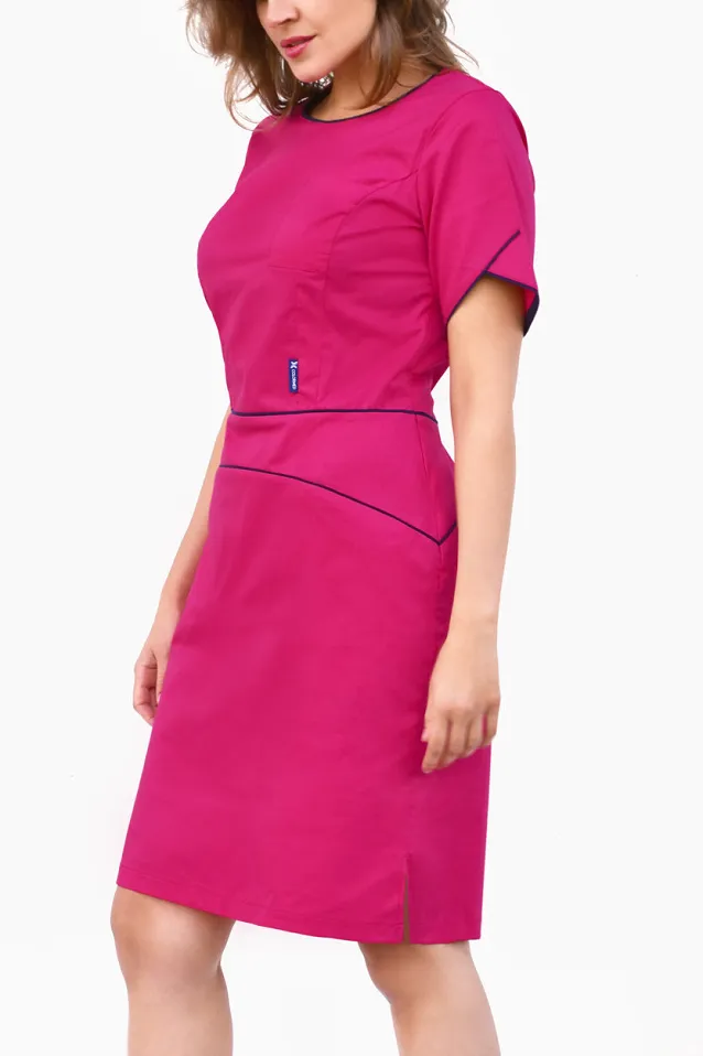 Sukienka medyczna Soft Stretch Premium SKE9 (5 kolorów) - 5