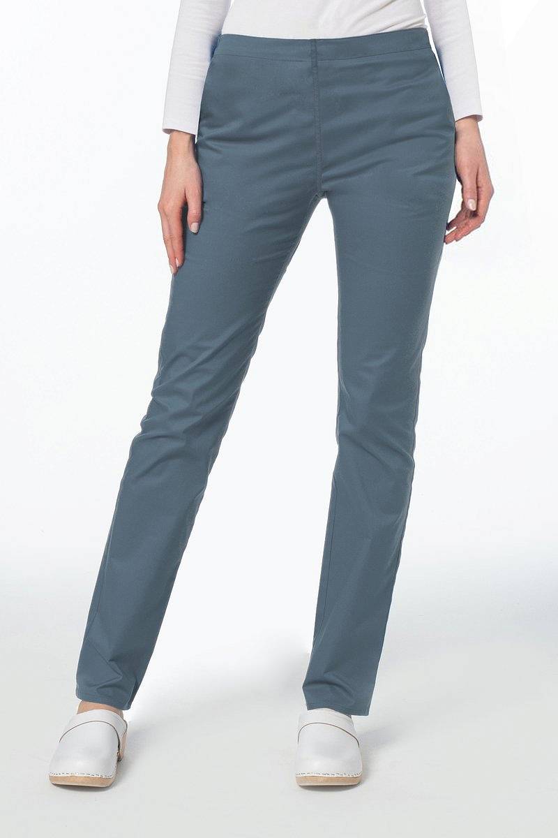 Spodnie medyczne damskie "rurki" Soft Stretch (szare) SE2-S2