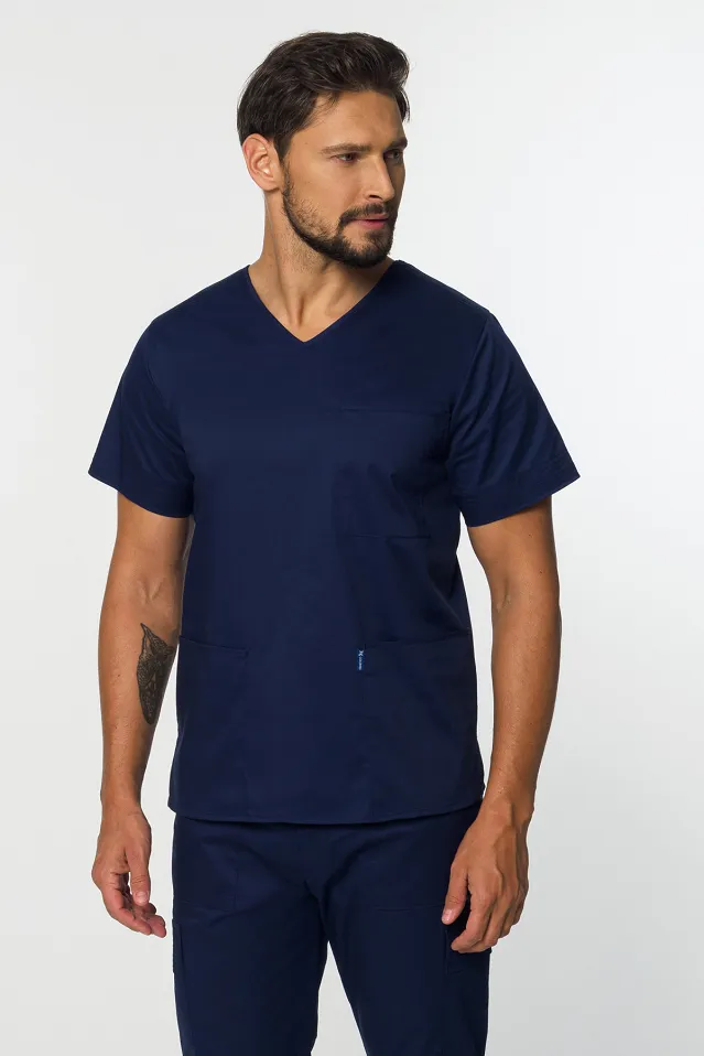 Bluza medyczna męska STRETCH MBE6 (5 kolorów) - 4