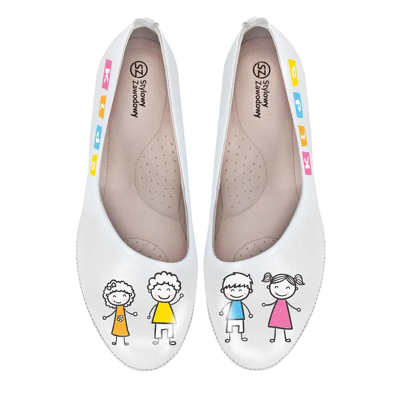Balerina medyczna z nadrukiem KIDS - 2