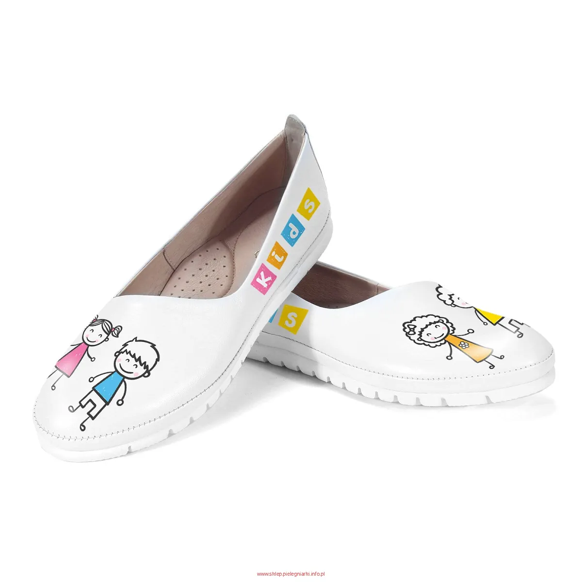 Balerina medyczna z nadrukiem KIDS