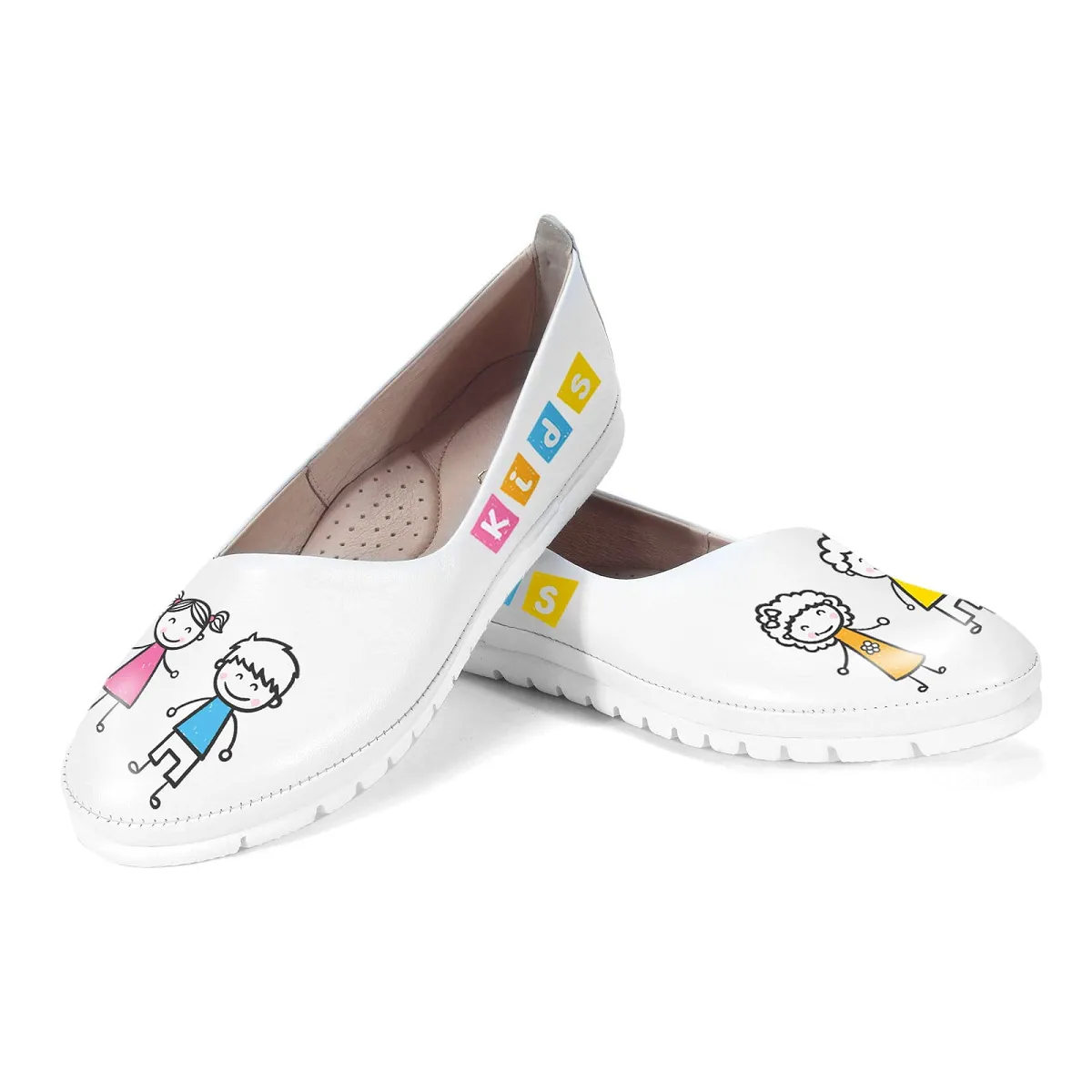 Balerina medyczna z nadrukiem KIDS