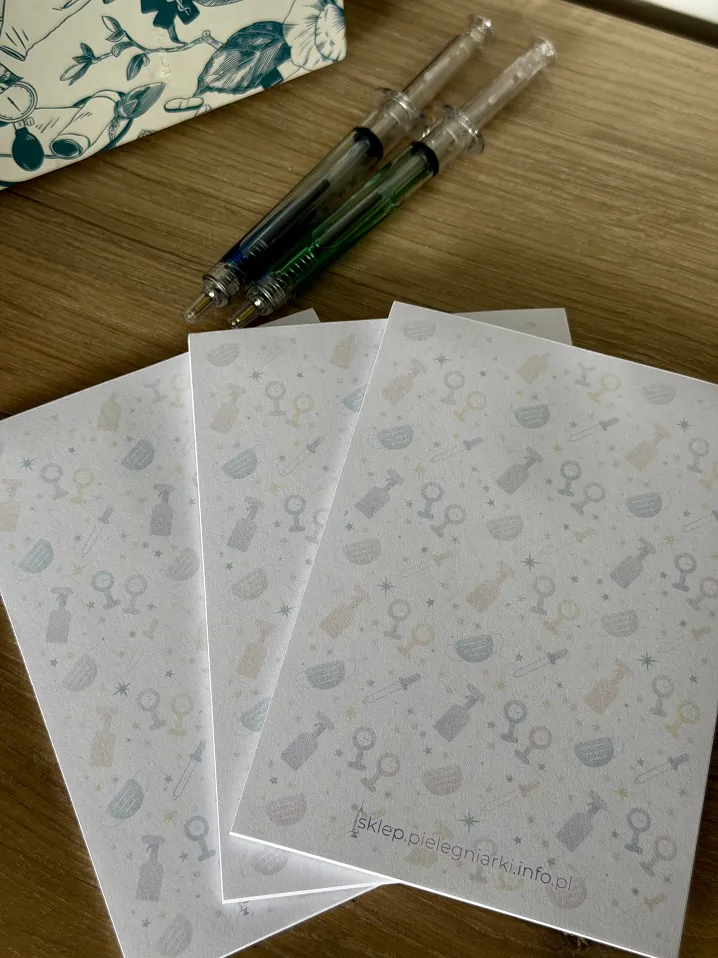 Notes A6, medyczna grafika, pastelowa energia - 3