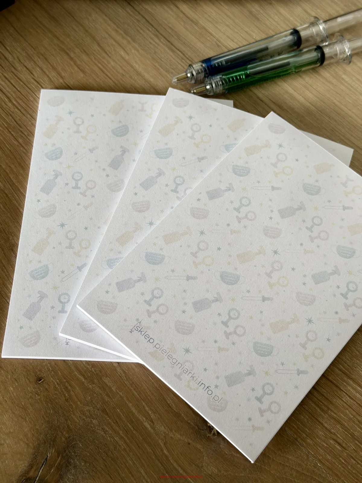 Notes A6, medyczna grafika, pastelowa energia