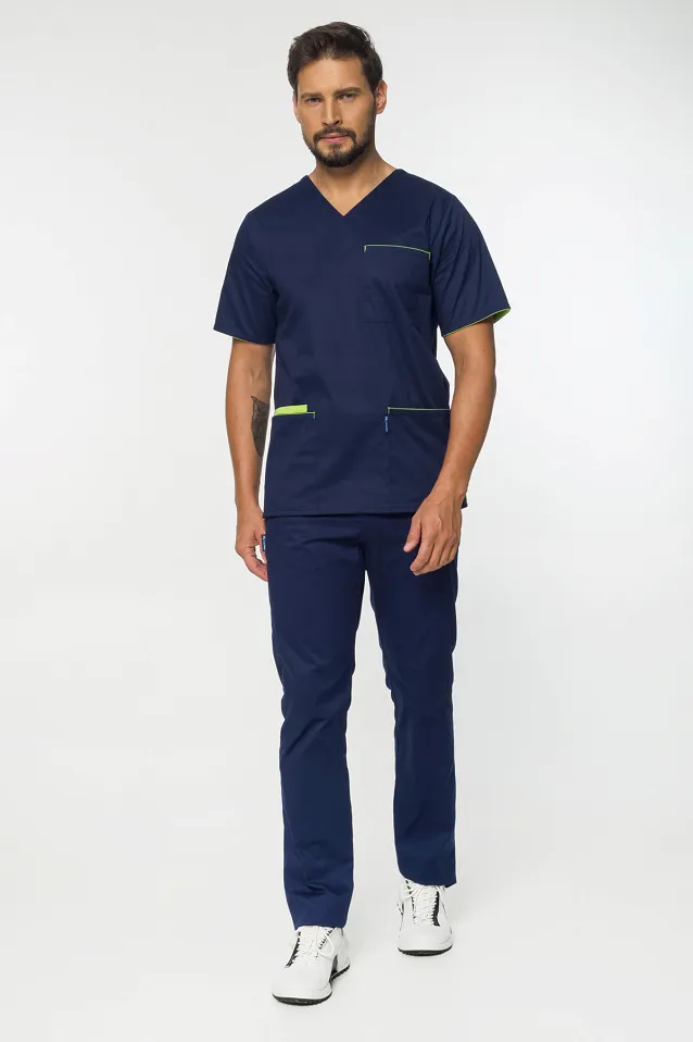 Bluza medyczna męska Soft Stretch PREMIUM (MBE4) 5 kolorów - 9