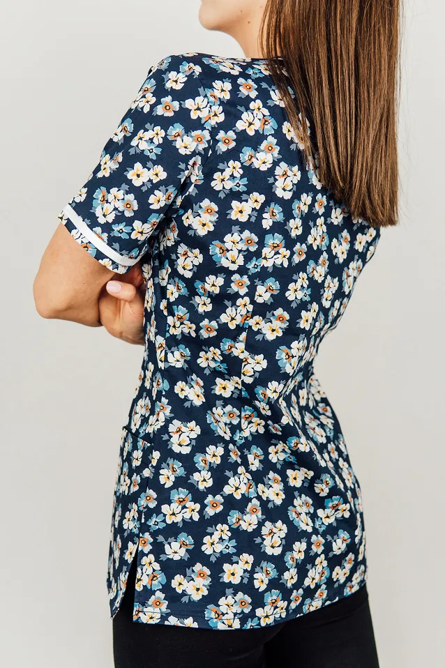 Bluza medyczna damska - bawełna + stretch BN2 (trzy kolory) - 8