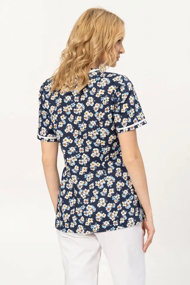 Bluza medyczna damska - bawełna + stretch BN2 (trzy kolory) - 6