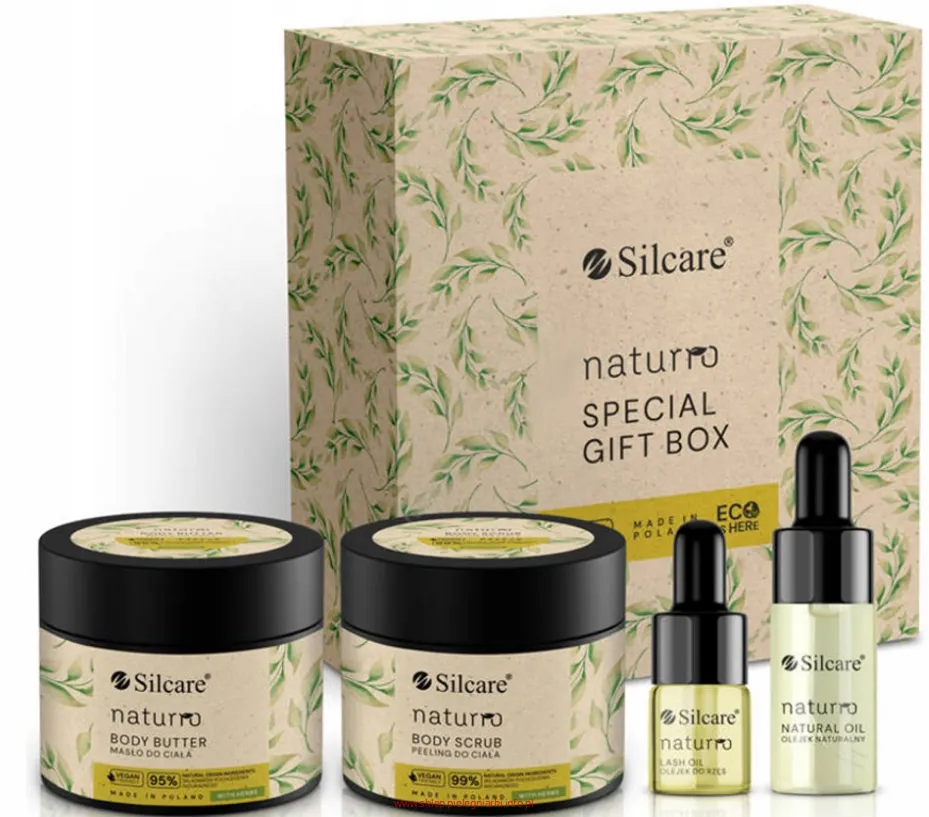 Silcare Naturro zestaw MAXI pielęgnacja ciała rzęs