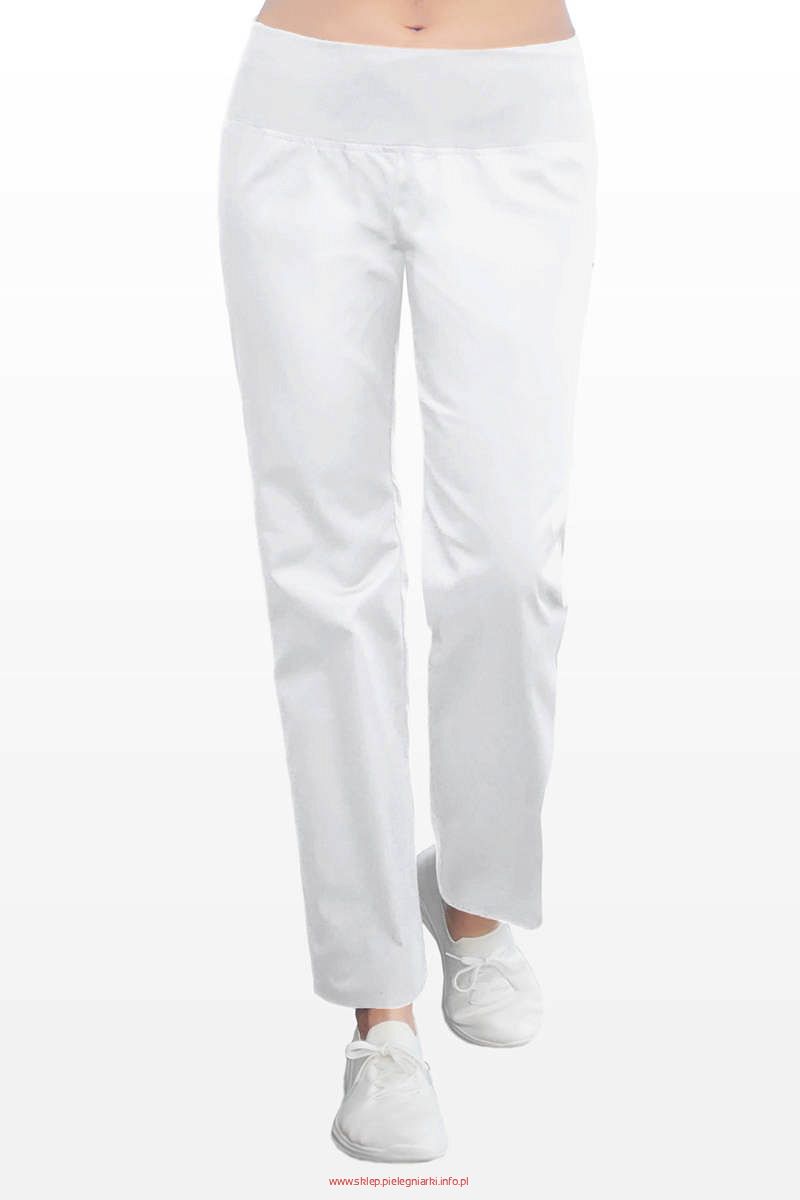 Spodnie medyczne damskie z elastycznym ściągaczem w pasie (SC3(b)) (2 kolory)