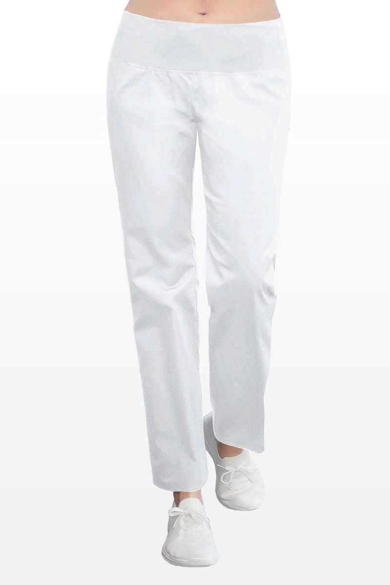 Spodnie medyczne damskie z elastycznym ściągaczem w pasie (SC3(b)) (2 kolory)