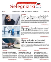 Elektroniczne wydanie Ogólnopolskiej Gazety Pielęgniarek i Położnych - lipiec 2026