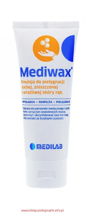 Mediwax emulsja krem do rąk tubka wosk pszczeli