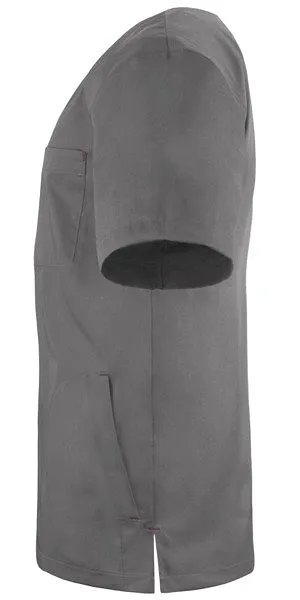 Bluza medyczna męska (kolor szary, MB2-S) - 4