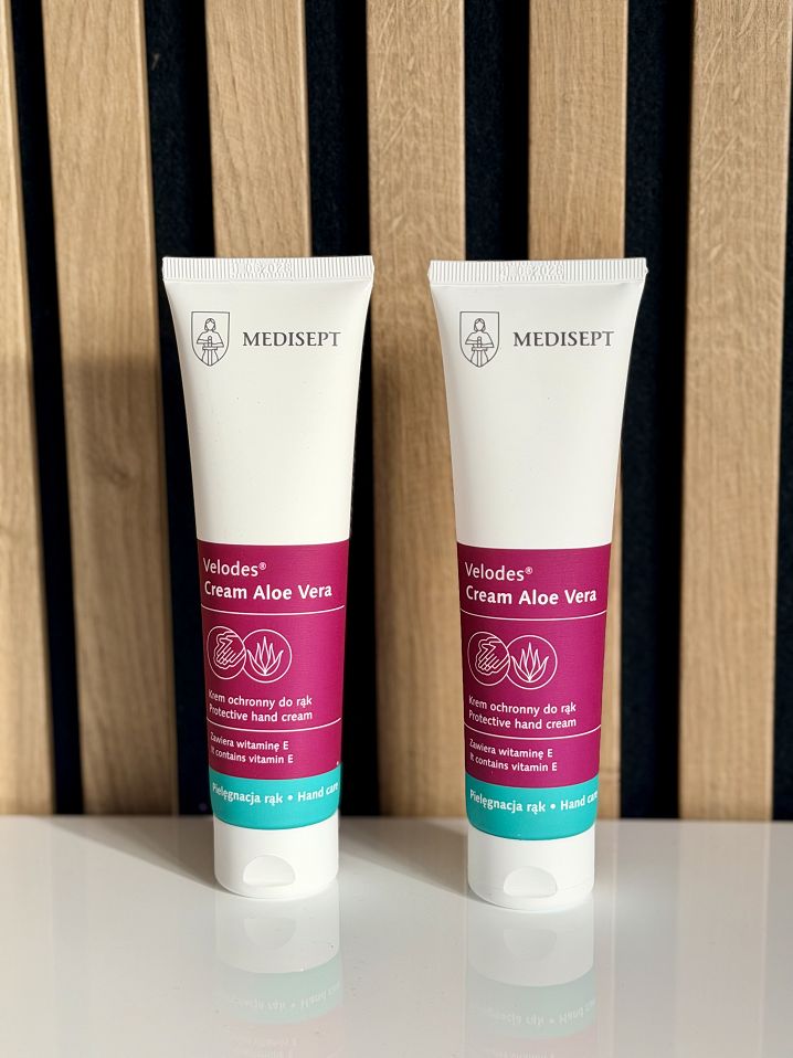 Nawilżający krem do rąk - Velodes Cream Aloe Vera - 4