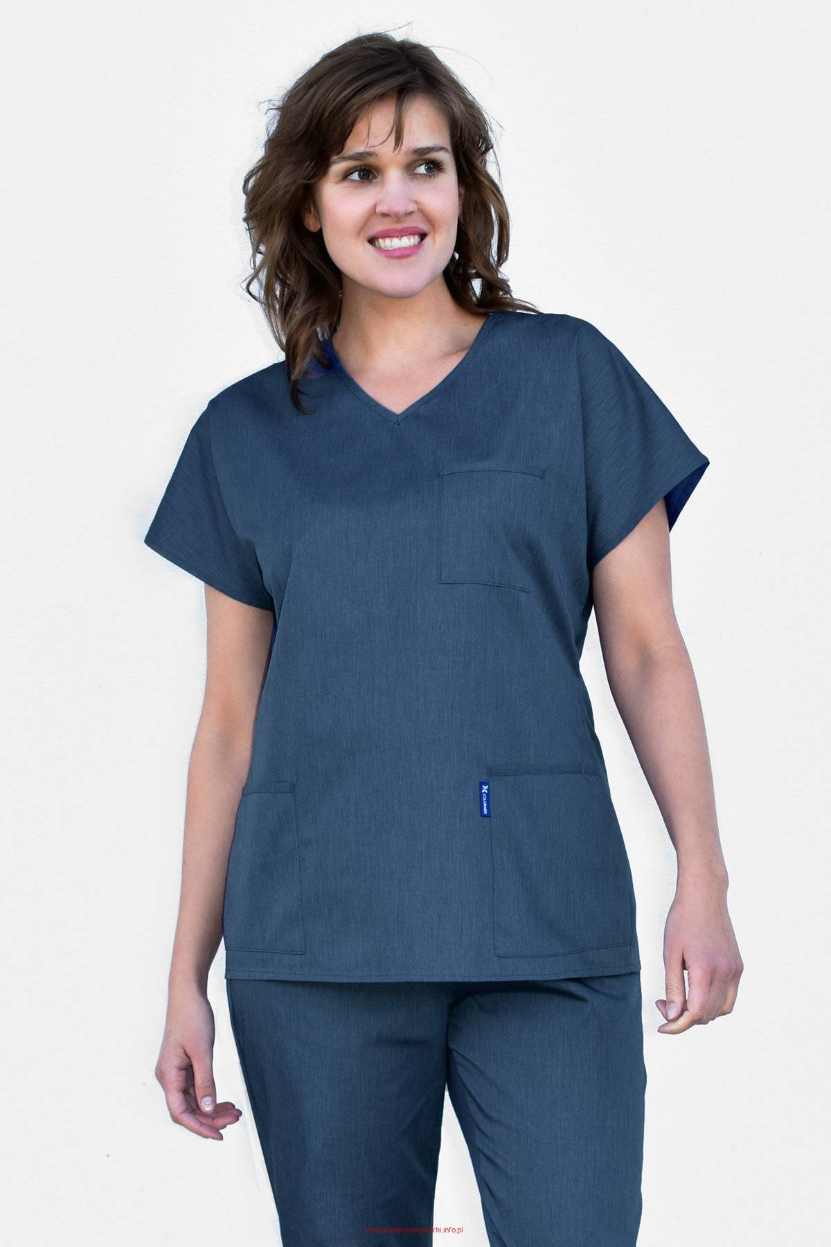 Bluza medyczna scrubs, z rękawem typu kimono BC4 (3 kolory)