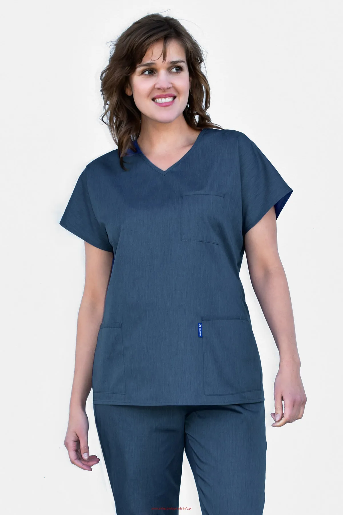 Bluza medyczna scrubs, z rękawem typu kimono BC4 (3 kolory)
