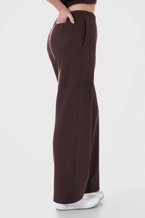 Komplet medyczny / Scrubs medyczny: Bluza cropped fit + spodnie z szeroką nogawką, XF4-G, granatowy - 10