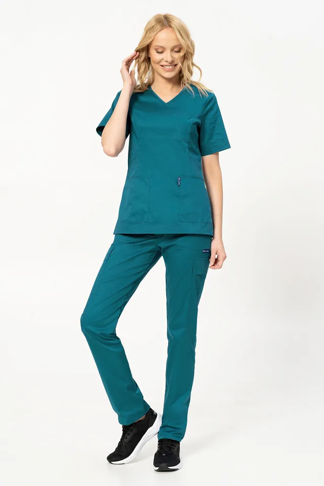 Scrubs / Komplet medyczny - bluza + bojówki STRETCH XE6 (różne kolory) - 4