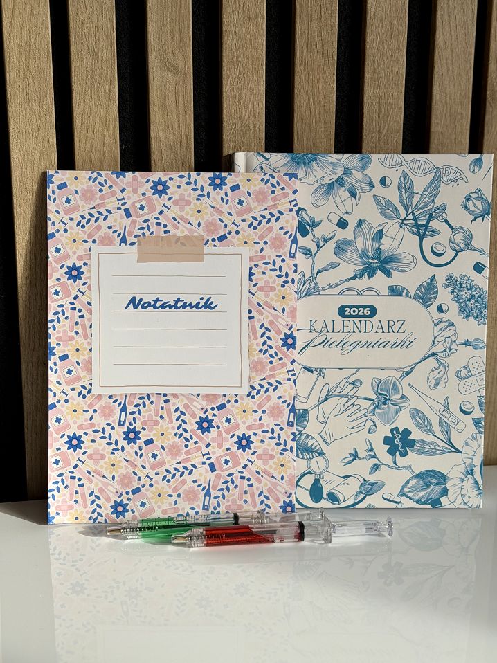 Zestaw kalendarz na 2026 r. + notes + długopis - 2