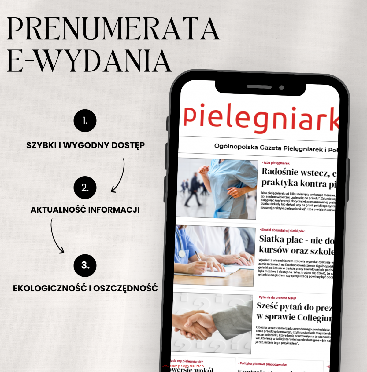 Roczna prenumerata e-wydania Ogólnopolskiej Gazety Pielęgniarek i Położnych 2026 r. (styczeń-grudzień)