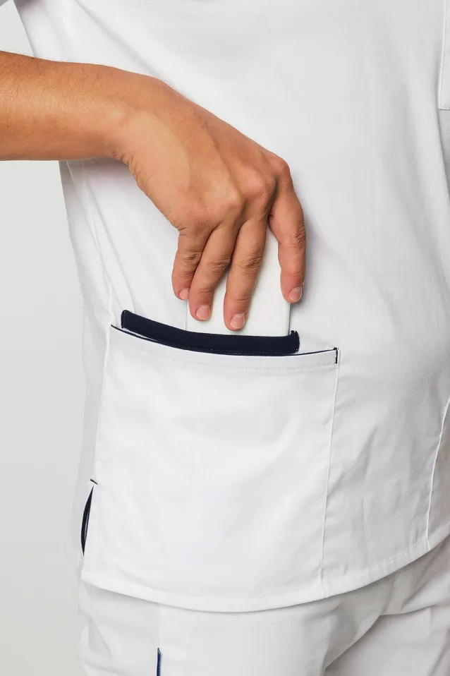 Komplet medyczny męski: bluza + spodnie Soft Stretch Premium (MXE4) różne kolory - 8