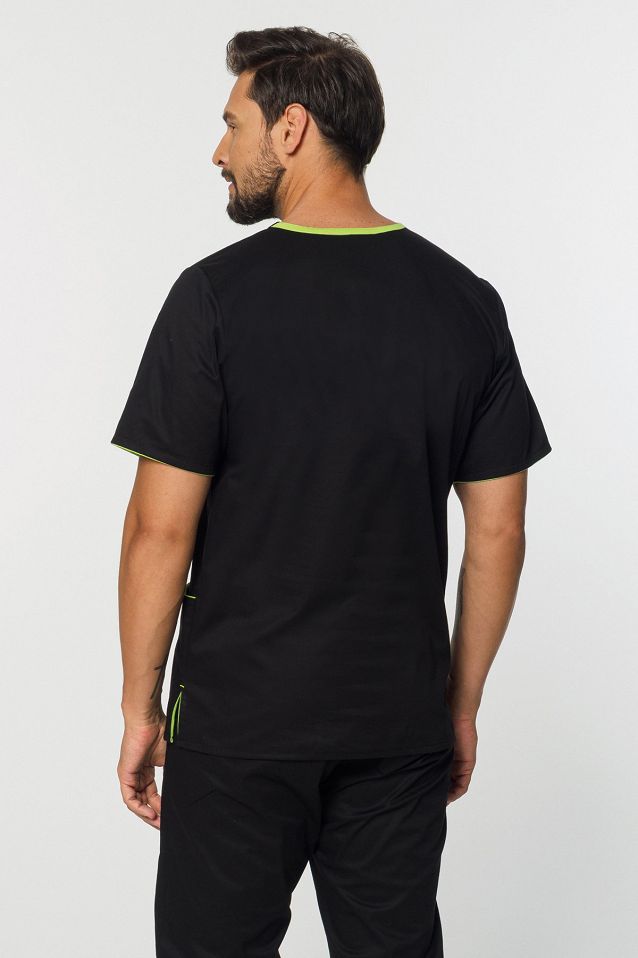 Komplet medyczny męski: bluza + spodnie Soft Stretch Premium (MXE4) różne kolory - 13