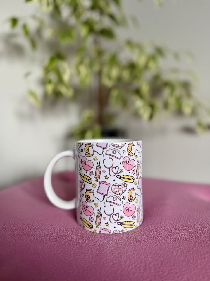 Kubek z medycznym nadrukiem PINK - 2