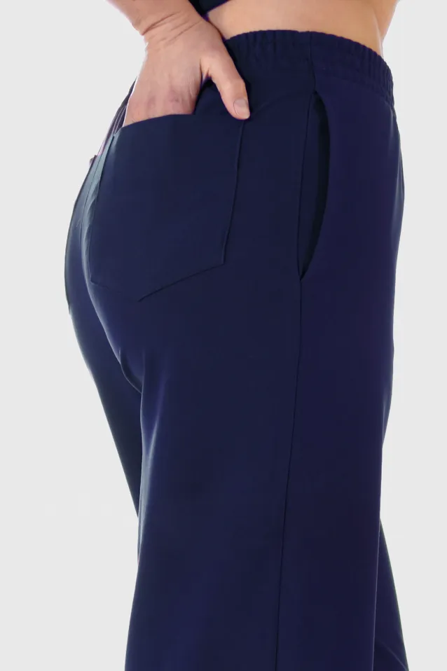 Komplet medyczny: Bluza wiązana + spodnie z szeroką nogawką, Pro-flex AURA, - 8