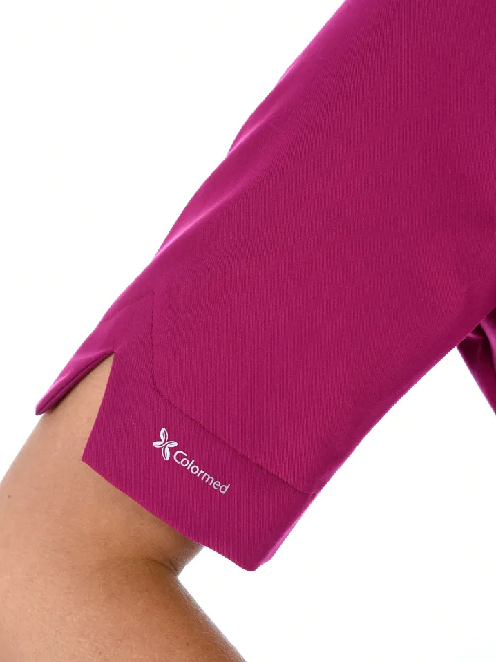 Komplet medyczny: Bluza wiązana + spodnie z szeroką nogawką, Pro-flex AURA, - 12