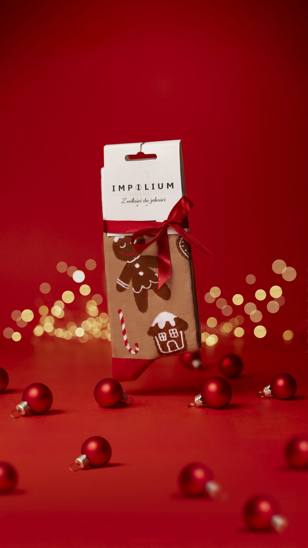 Skarpety świąteczne pierniki