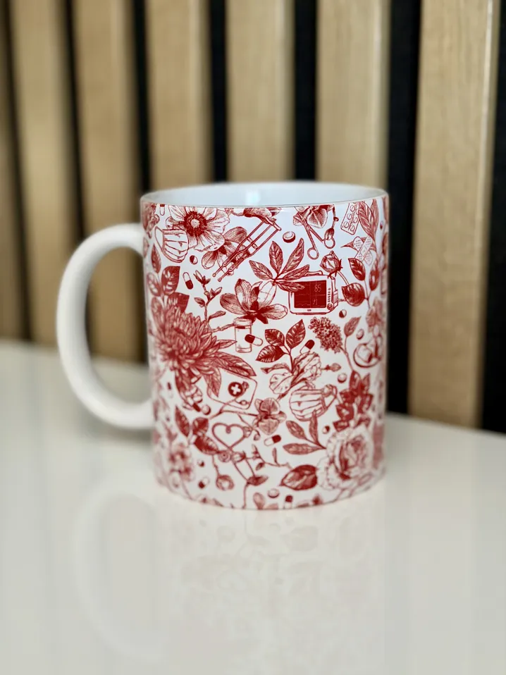 Kubek z nadrukiem medycznym RED - 3