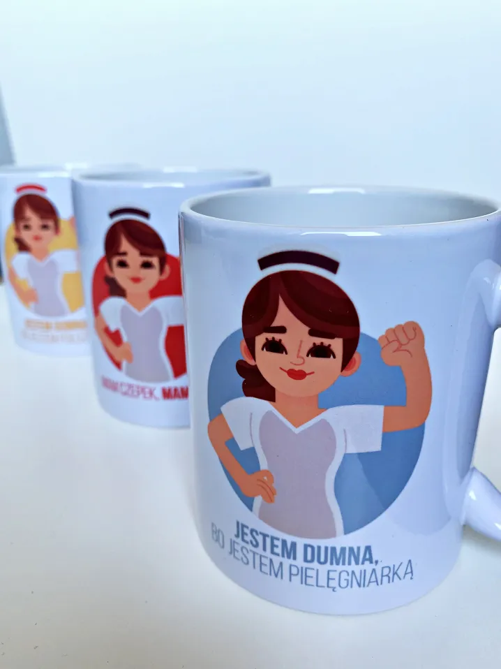 Kubek z napisem 