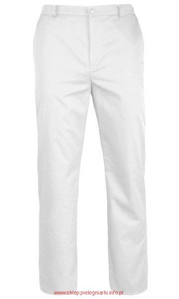 Spodnie medyczne męskie (kolor biały, MS1-B)