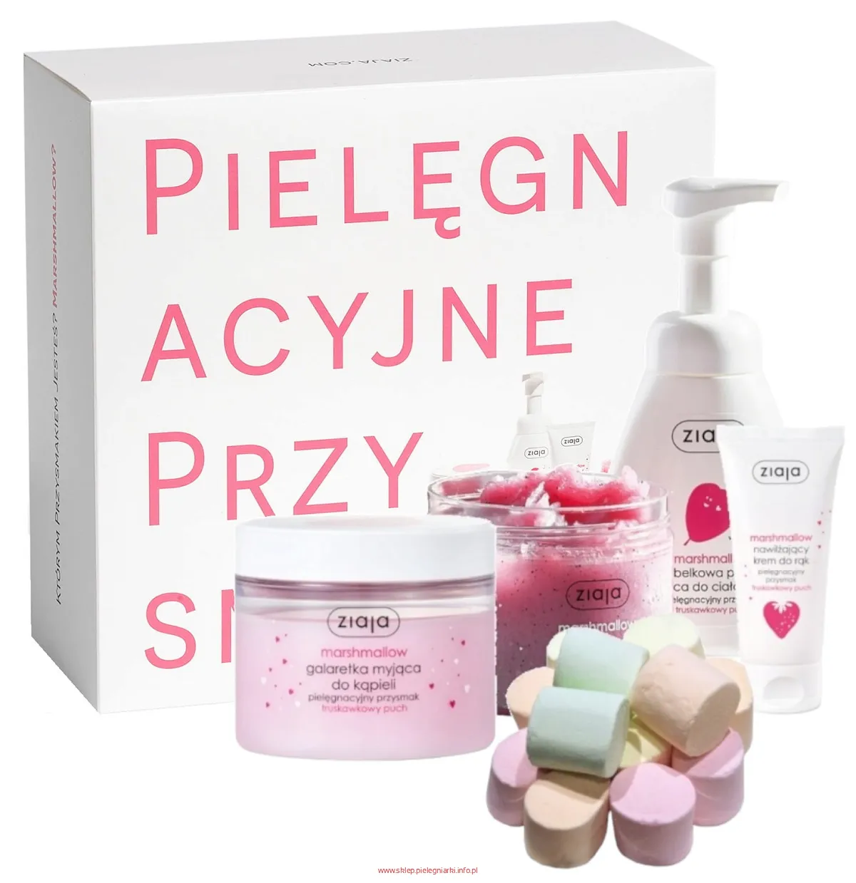 Ziaja prezentowy zestaw kosmetyków Marshmallow w pudełku