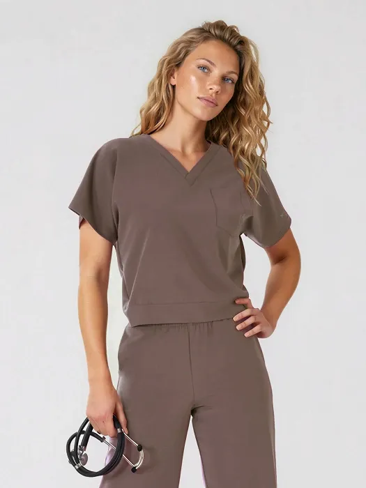 Bluza medyczna damska Cropped-fit, BF4