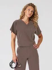 Bluza medyczna damska Cropped-fit, BF4